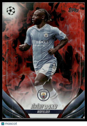 2023-24 Topps UEFA Club Competitions Jérémy Doku #171 Inferno Foil