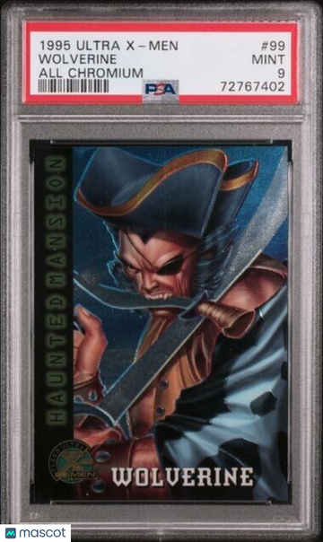 X-Men '95 Ultra Andy Kubert Collectors Edition Base Set Costume Chase #99 PSA 9