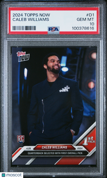 2024 Topps Now Caleb Williams #D1 PSA 10