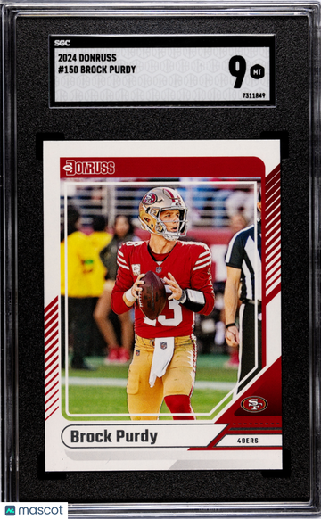 2024 Donruss Brock Purdy #150 SGC 9