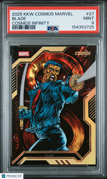 2025 Kakawow Cosmos Marvel Cosmos Infinity Blade #27 PSA 9