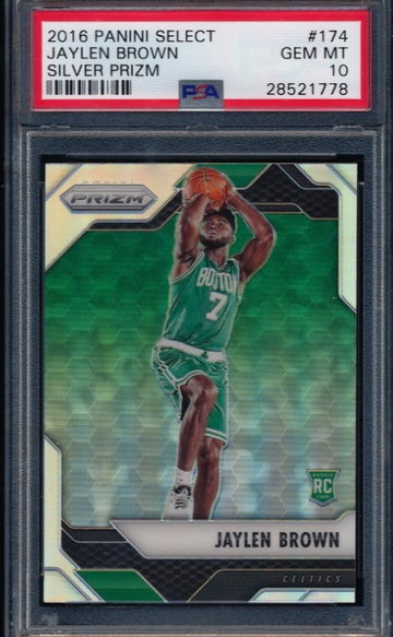 Jaylen Brown 2016 Prizm Silver RC-Labeled as Select