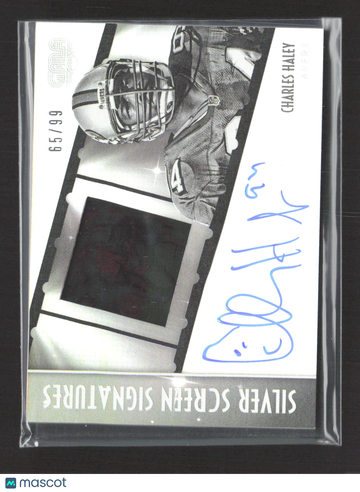 2016 Panini Gala Silver Screen Signatures Charles Haley #SS-CHL /99 Memorabilia