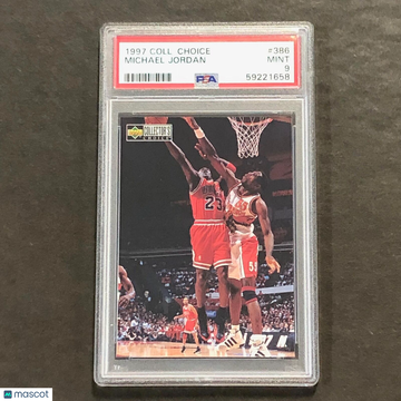 1997 Collector's Choice Michael Jordan #386 PSA 9