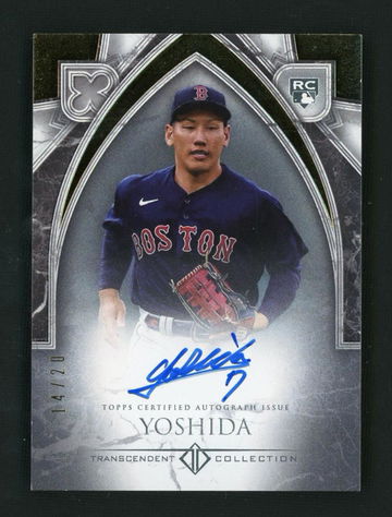 2023 Topps Transcendent Rookie Showcase Masataka Yoshida #TCRA-MYO RC Auto /20