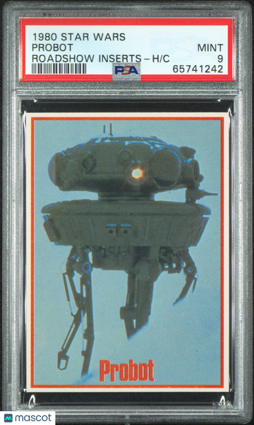 1980 Star Wars Roadshow Inserts Hand Cut Probot PSA 9