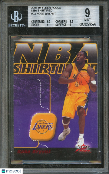 2003-04 Fleer Focus Kobe Bryant #23 BGS 9