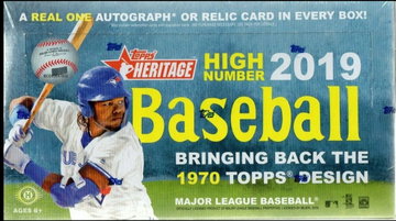 2019 Topps Heritage High Number Baseball 12 Box Case Guerrero Alonso Jimenez Tatis