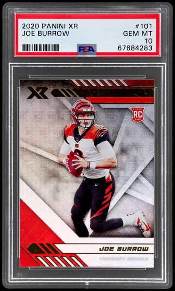 2020 Panini Xr Joe Burrow PSA 10 RC