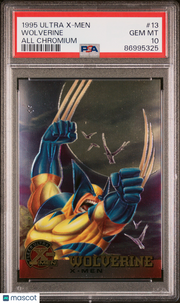 1995 Ultra X-Men All Chromium Wolverine #13 PSA 10