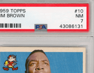 1959 Topps Jim Brown #10 PSA 7