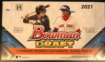 2021 Bowman Draft Baseball Hobby Jumbo Box Factory Sealed