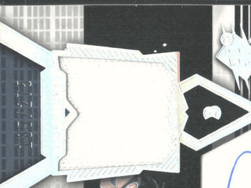 2004 Upper Deck SPx Swatch Supremacy Signatures Eric Chavez #SS-EC Game-Used Jersey Memorabilia