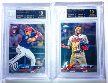 Investor Lot (2) Juan Soto Ronald Acuna Jr. Black Label BGS 10
