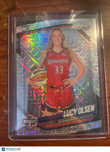 2025 Panini Prizm Lucy Olsen #145 Mojo Prizm Rookie
