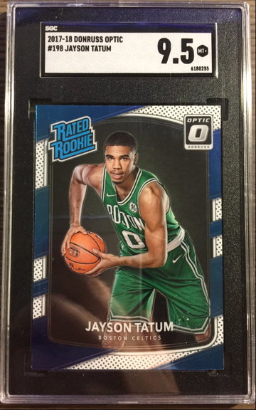 Jayson Tatum 2017-18 Optic SGC 9.5