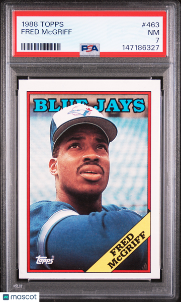 1988 Topps Fred Mcgriff #463 PSA 7