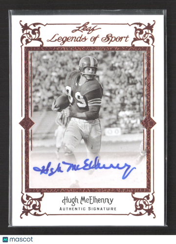 2012 Leaf Legends of Sport Hugh McElhenny #BA-HM1