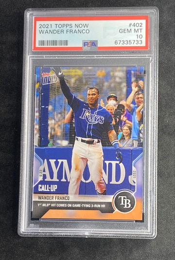 2021 Topps Now Wander Franco 402 PSA 10