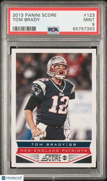 2013 Panini Score Tom Brady #123 PSA 9