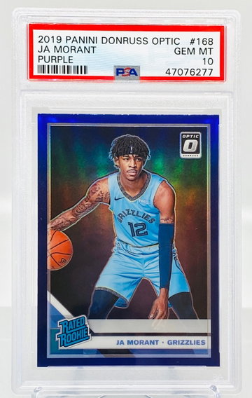 Ja Morant Optic Purple Holo RC PSA 10 47076277