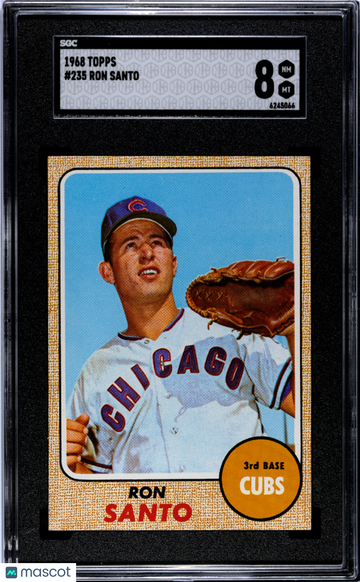 1968 Topps Ron Santo #235 SGC 8