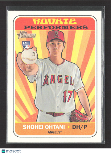 2018 Topps Heritage Rookie Performers Shohei Ohtani #RP-SO RC