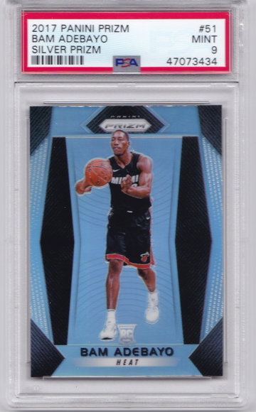2017 Bam Adebayo Prizm Silver PSA 9
