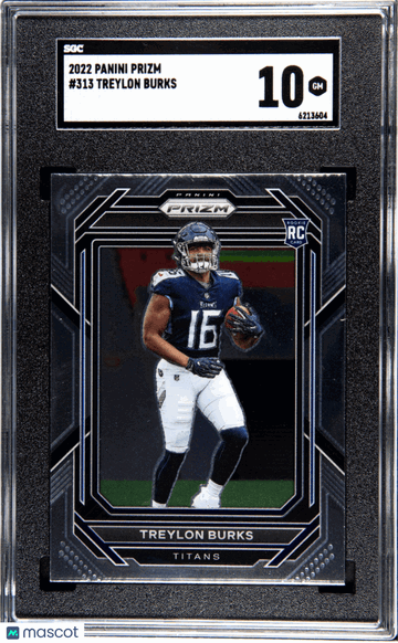 2022 Panini Prizm Treylon Burks #313 SGC 10