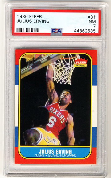 1986 Fleer Julius Erving