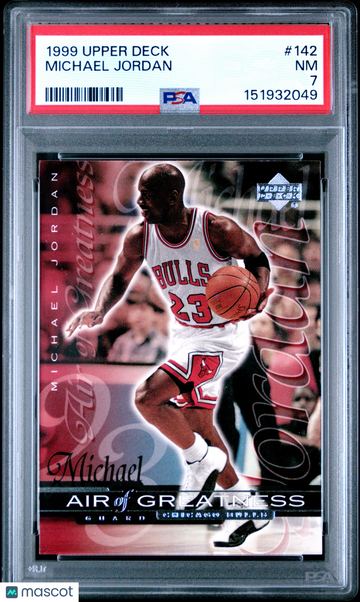 1999 Upper Deck Michael Jordan #142 PSA 7