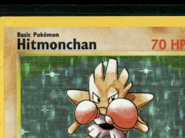 1999 Base Set Hitmonchan Holo Rare #7/102