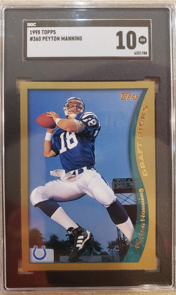 1998 Topps Peyton Manning SGC 10
