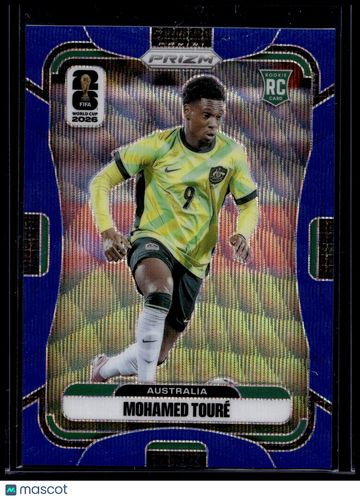 2026 Panini Prizm FIFA World Cup 2026 Mohamed Touré #138 Blue /55 RC