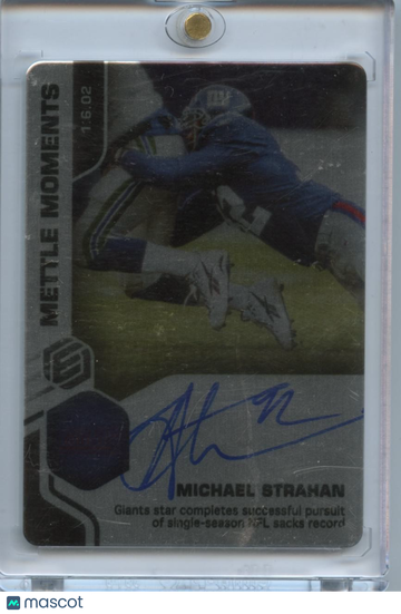 2021 Michael Strahan Panini Authentic