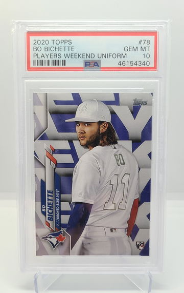 2020 Topps Short Print Bo Bichette PSA 10