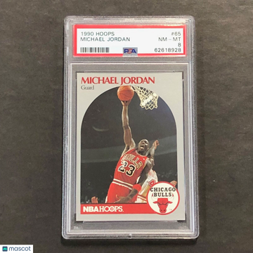 1990 Hoops Michael Jordan #65 PSA 8