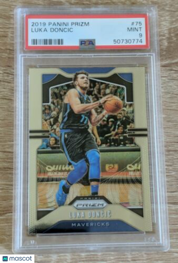 2019 Panini Prizm Luka Doncic #75 Parallel PSA 9