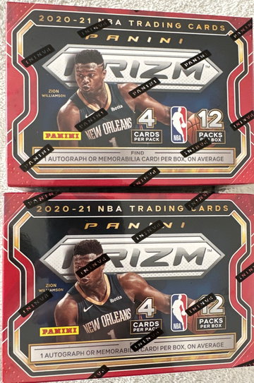 2020-21 NBA Prizm Fanatics Blaster x2