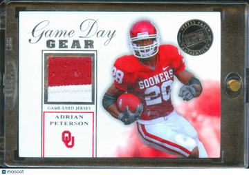 2007 Press Pass SE Game Day Gear Adrian Peterson #GDG-AP Game-Used Jersey