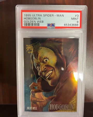 1995 Ultra Spider-Man Hobgoblin Golden Web PSA 9