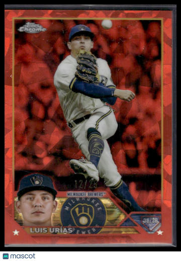 2023 Topps Chrome Sapphire Edition Luis Urías #322 Orange SN