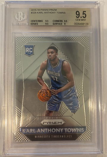 Karl-Anthony Towns Prizm BGS 9.5 RC