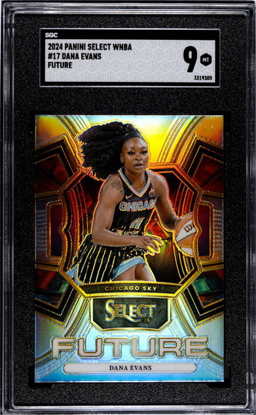 2024 Panini Select Future Dana Evans #17 SGC 9