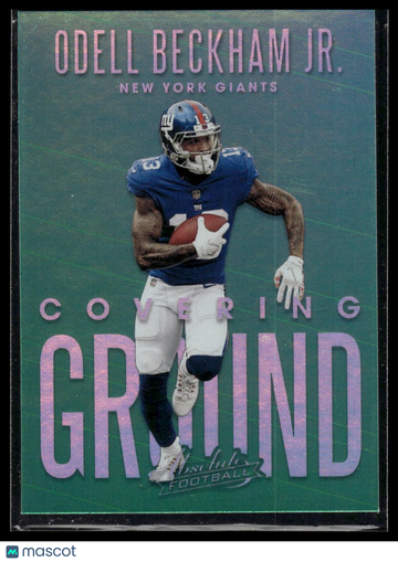 2018 Panini Absolute Odell Beckham Jr. #CG-OB Covering Ground