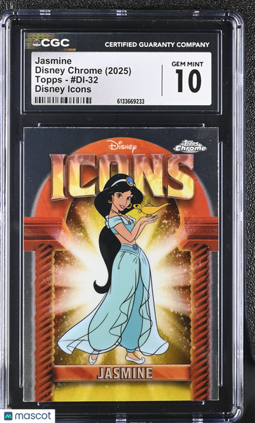2025 Topps Disney Chrome Jasmine #DI-32 CGC 10