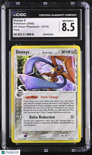 2006 Pokemon EX Holon Phantoms Deoxys ´ Holo CGC 8.5 #4/110