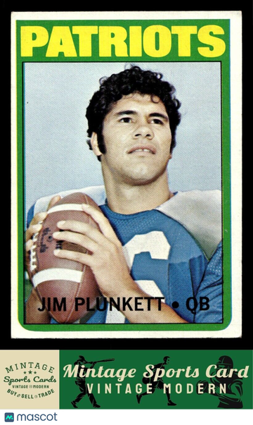 1972 Topps Jim Plunkett #65 RC