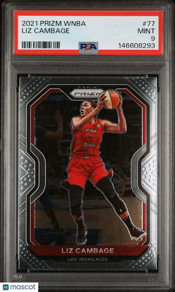 2021 Panini Prizm WNBA Liz Cambage #77 Rookie PSA 9
