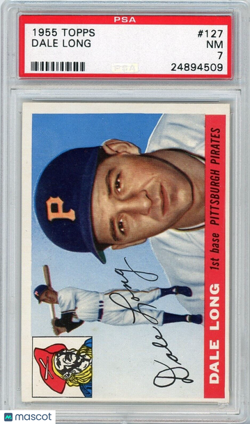 1955 Topps Dale Long #127 PSA 7 P1322